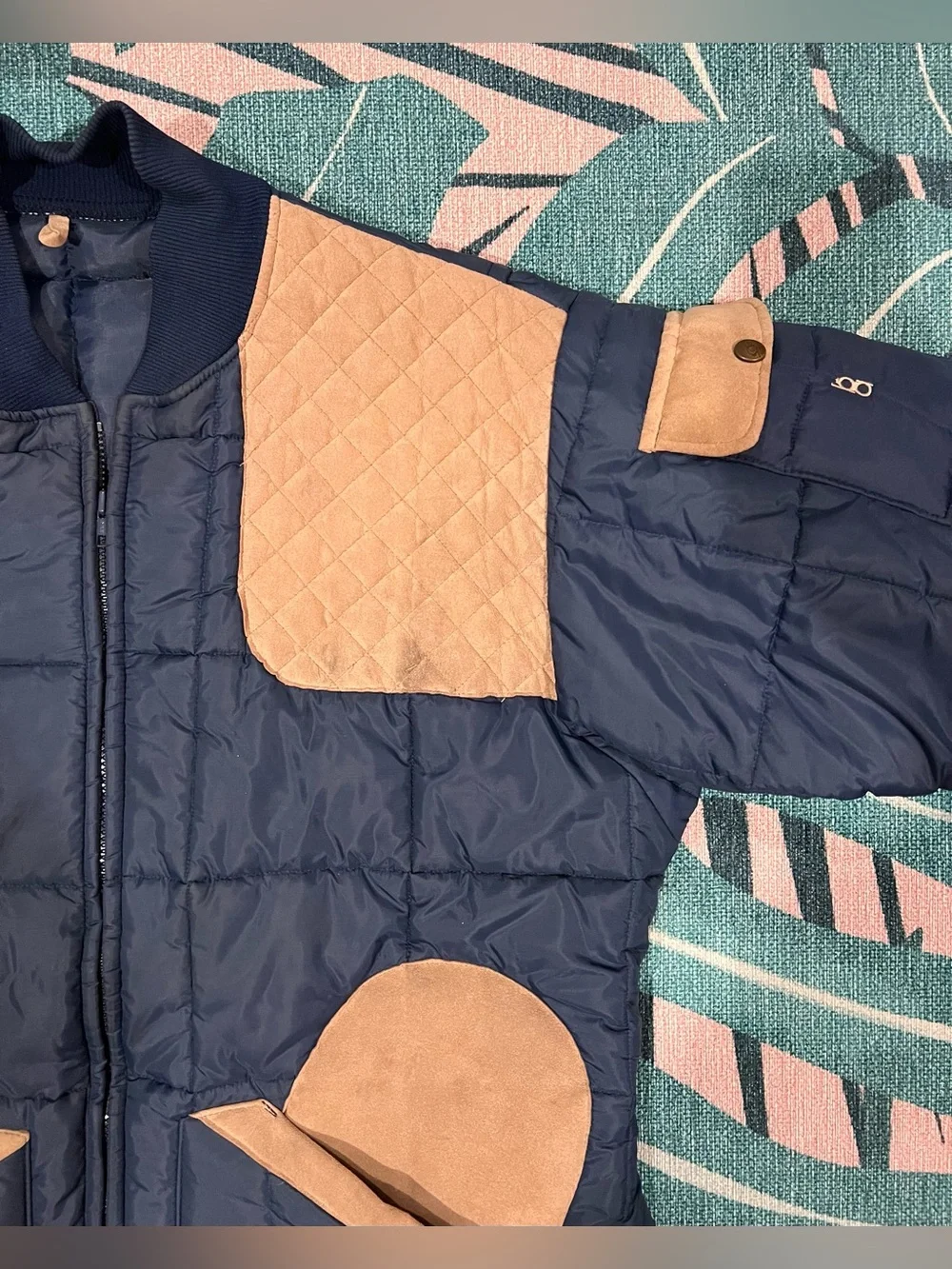 Vintage Bob Allen Gun Club Quilted Dual Zip Puffer Coat Jacket